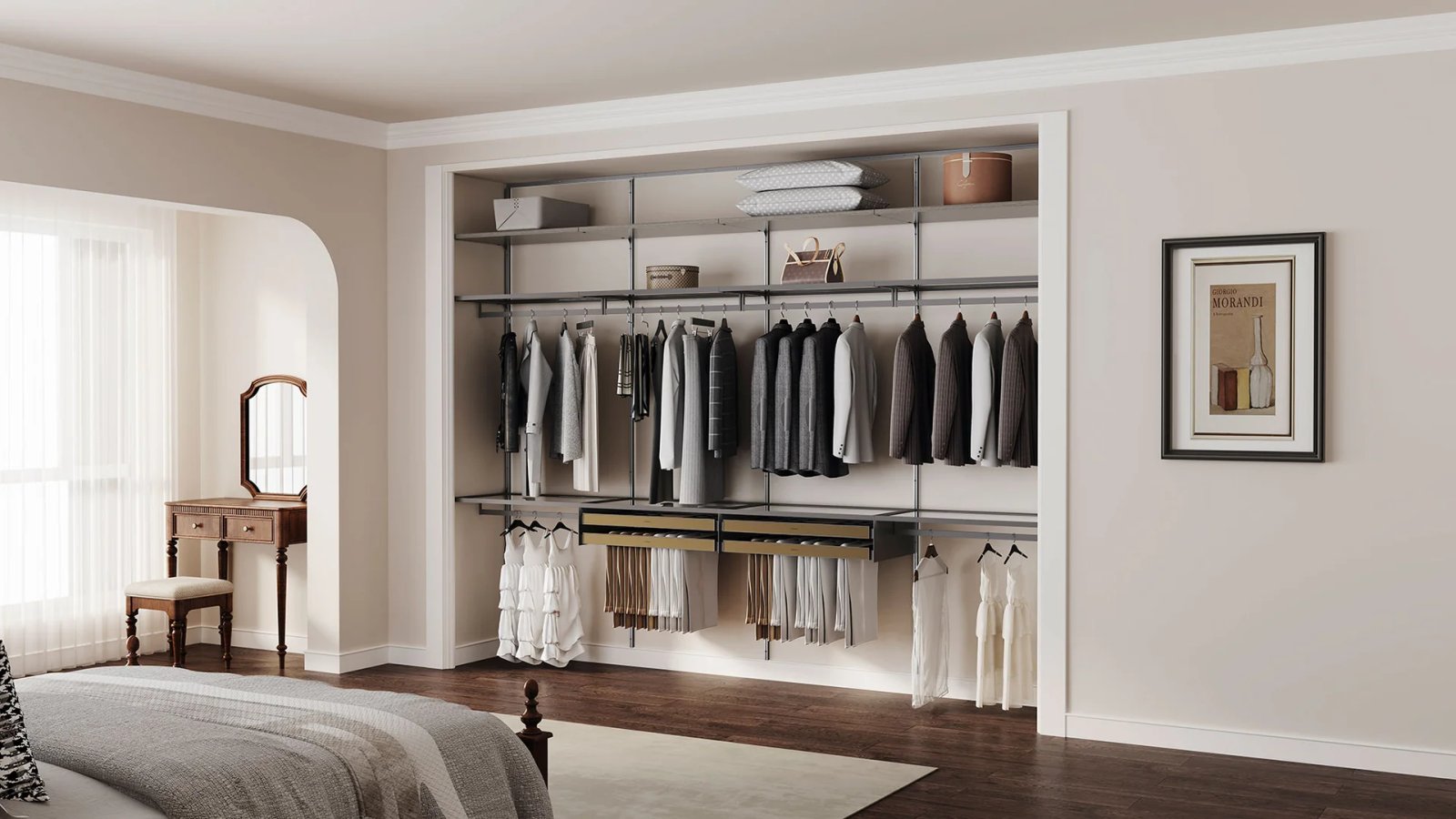 Hanging Wall Mounted Closet Floata Series